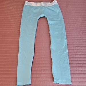 Gymshark Teal Blue Workout Leggings